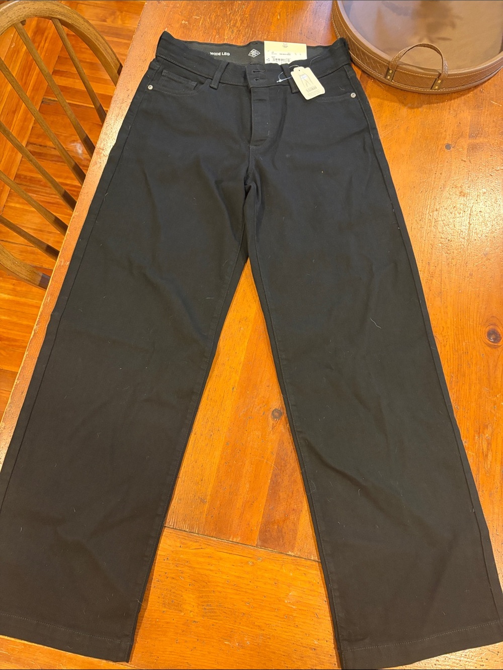 St. John's Bay Black Wide-Leg Flare Jeans